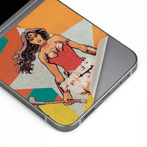 DC Comics Wonder Woman New 52 Comic Cover #23 Art By Cliff Chiang Galaxy Z Flip6 Skin